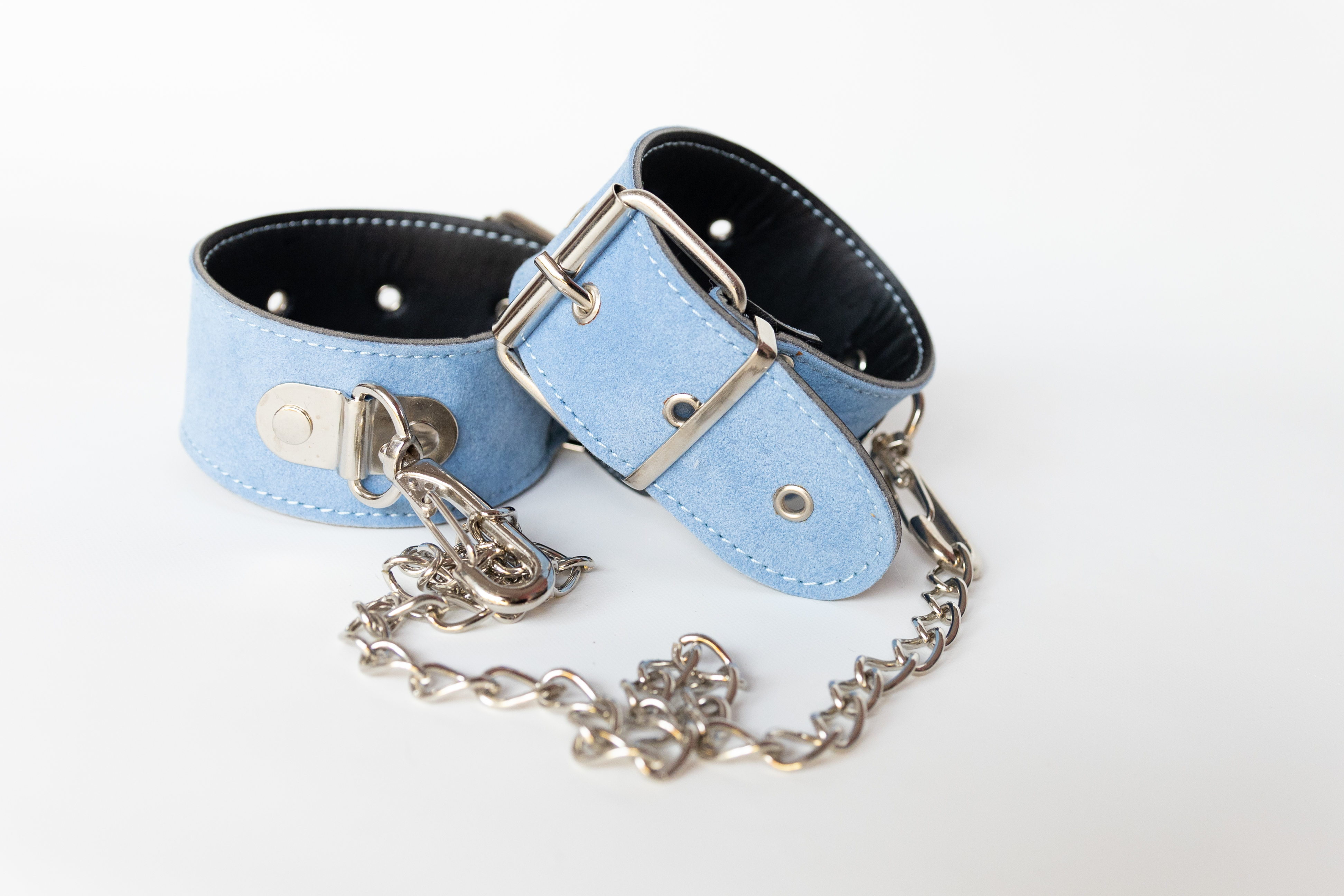 Tobilleras Blue Gamuza